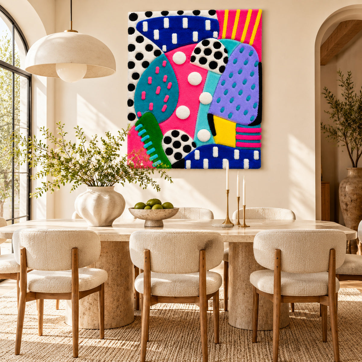 Confetti Shapes by Norma Chung — room setting