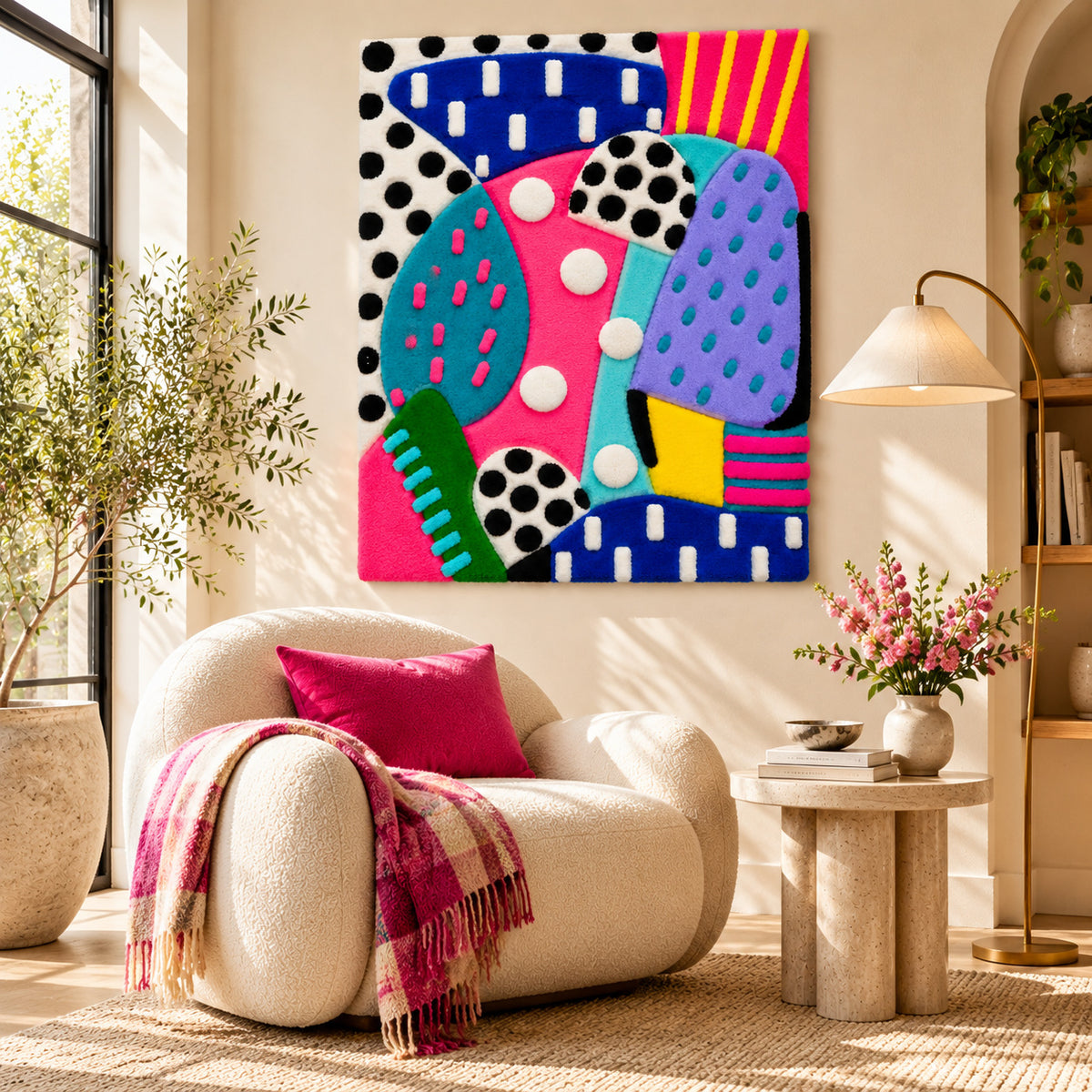 Confetti Shapes by Norma Chung — room setting