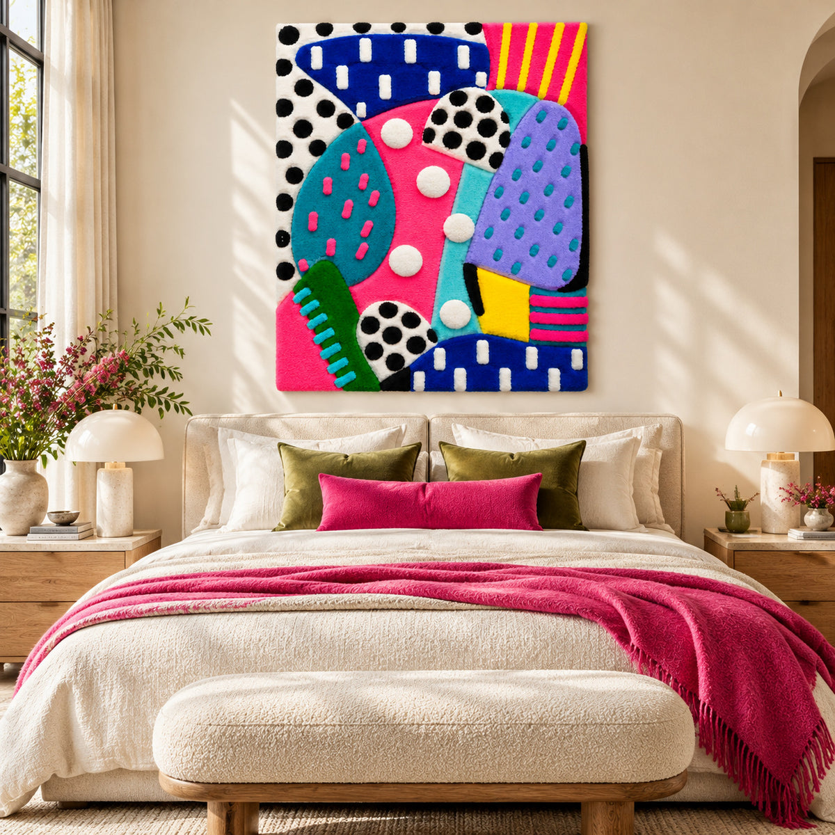 Confetti Shapes by Norma Chung — room setting
