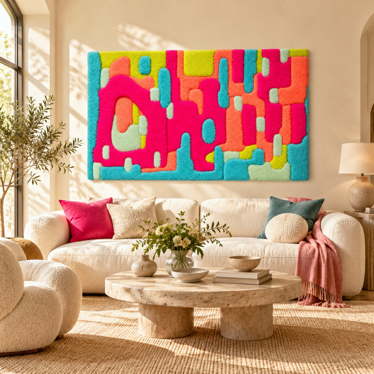 Neon Flow by Norma Chung — room setting [room-front]
