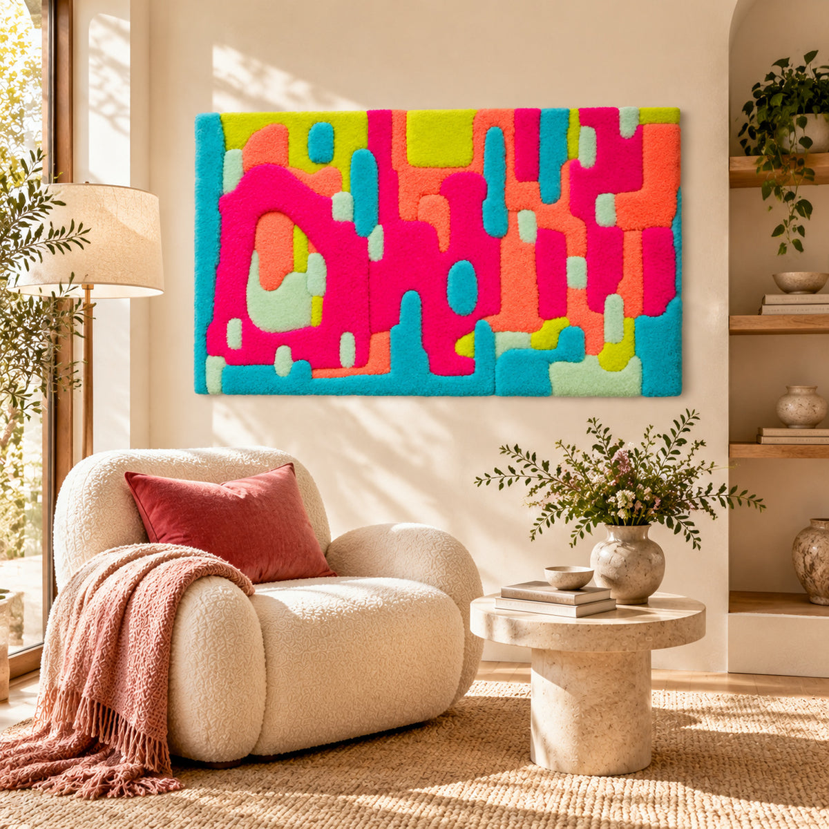 Neon Flow by Norma Chung — room setting