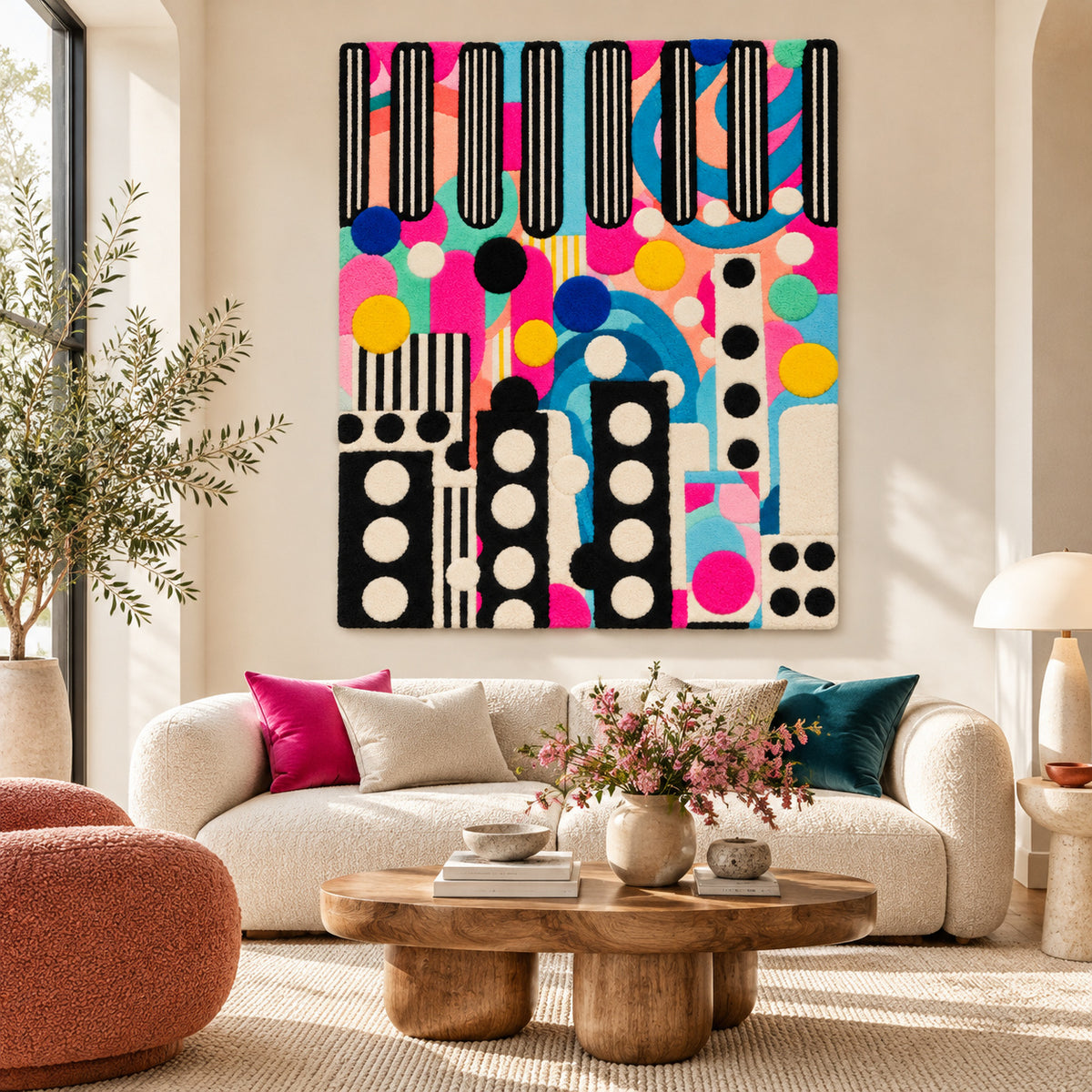 Polka Dot Parade by Norma Chung — room setting [room-front]