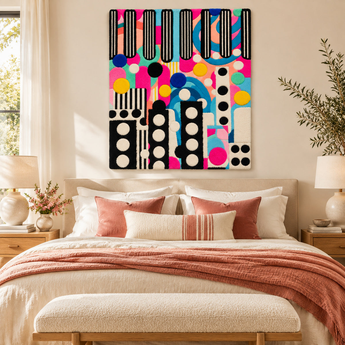 Polka Dot Parade by Norma Chung — room setting