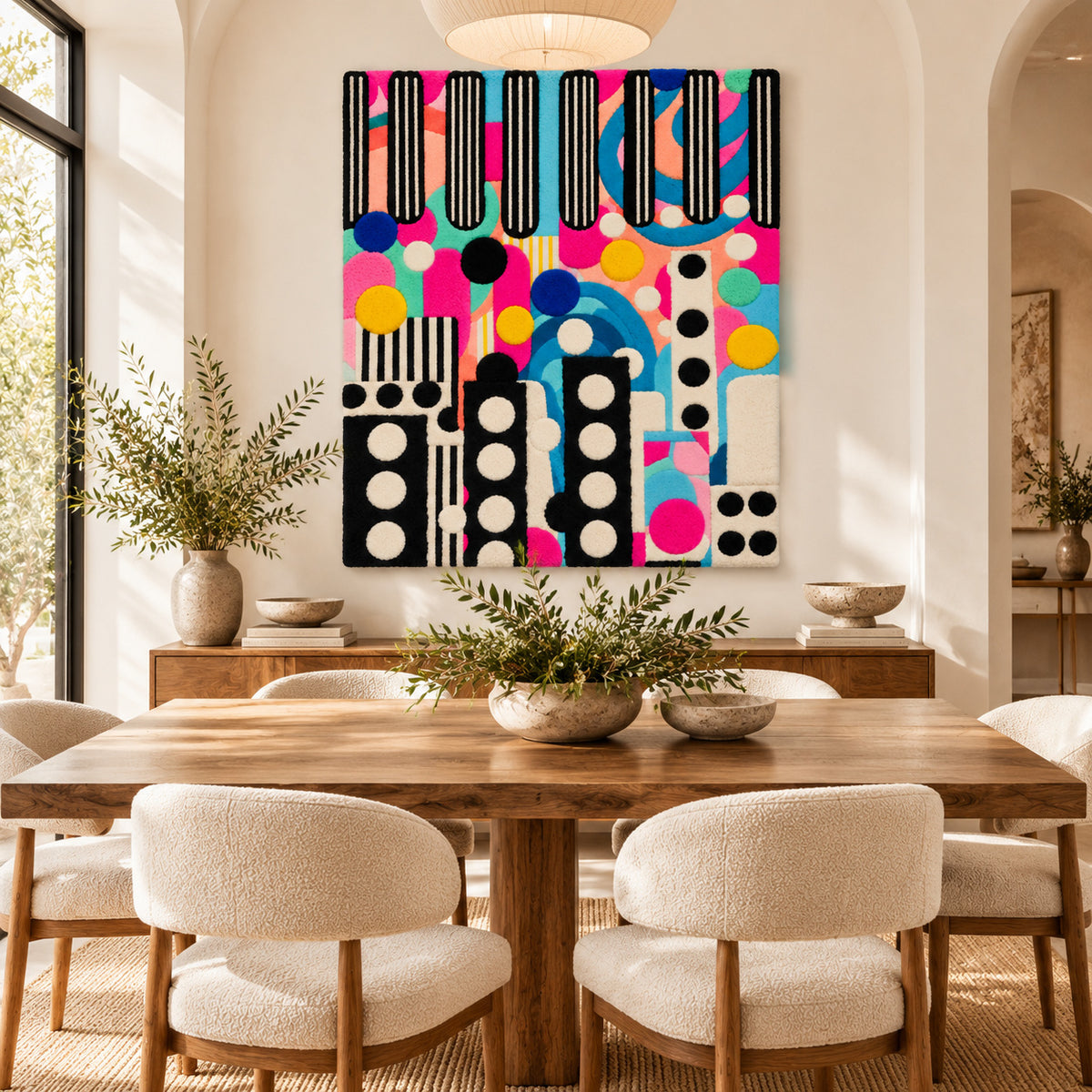 Polka Dot Parade by Norma Chung — room setting