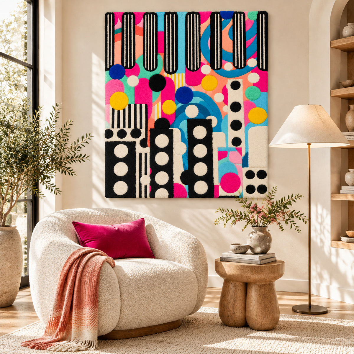 Polka Dot Parade by Norma Chung — room setting