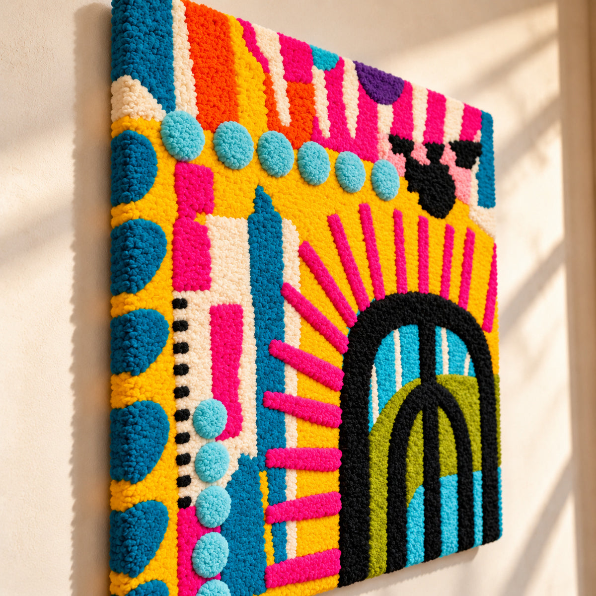 Sunburst Arches by Norma Chung — angled relief view