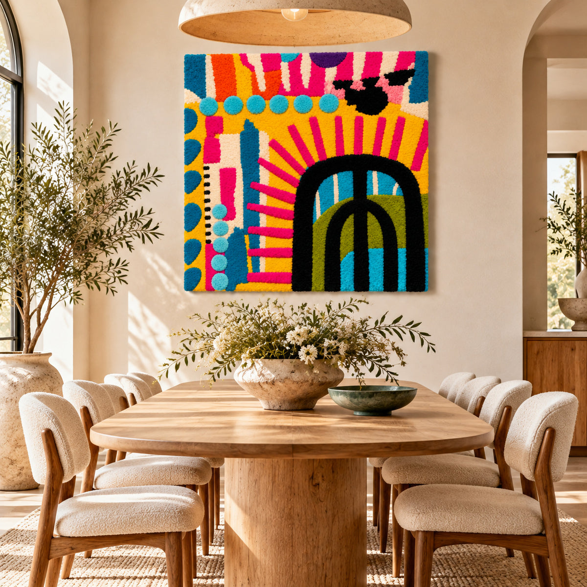 Sunburst Arches by Norma Chung — room setting