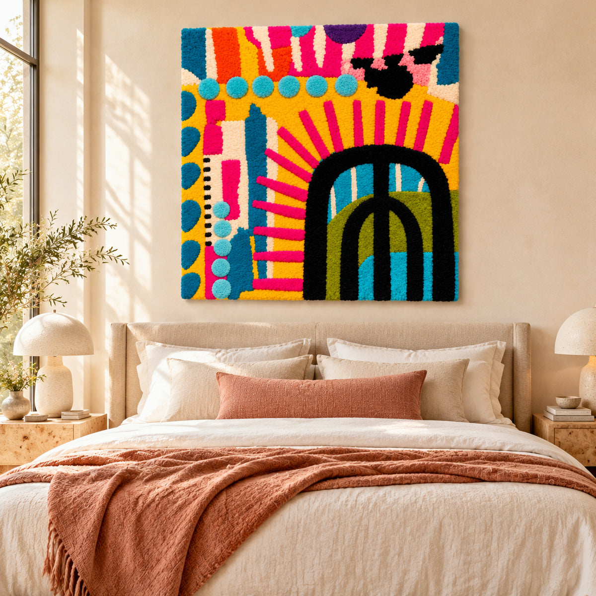 Sunburst Arches by Norma Chung — room setting