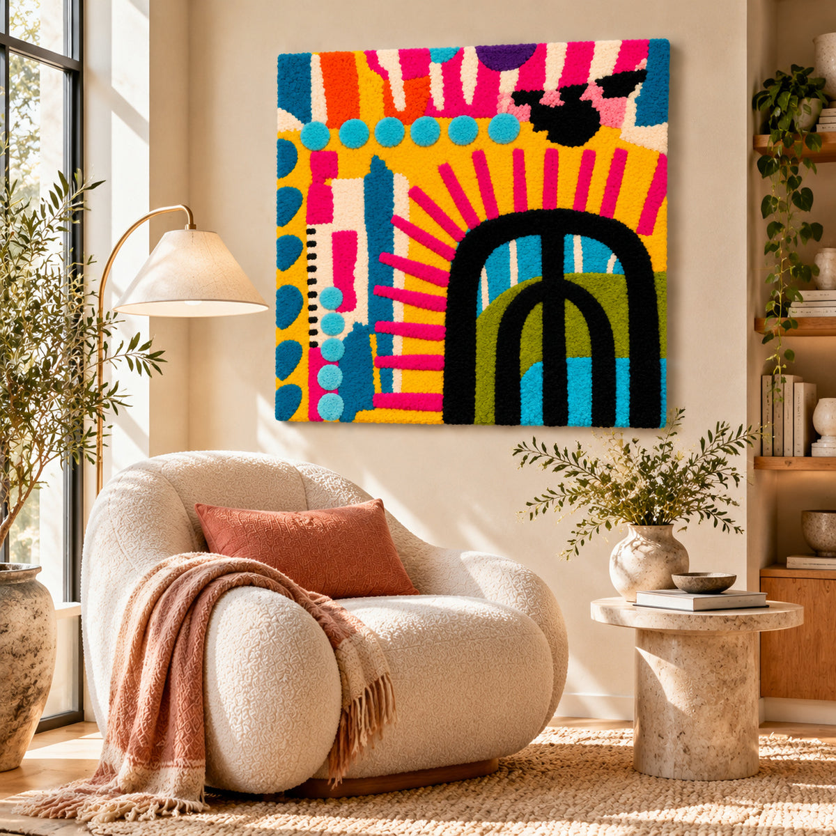 Sunburst Arches by Norma Chung — room setting