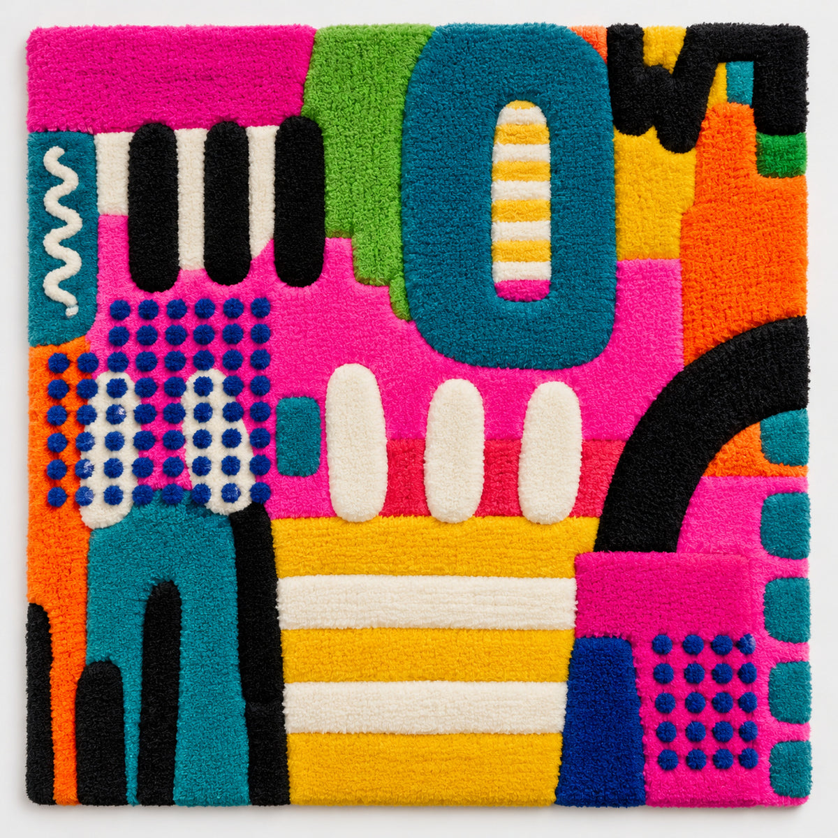 Teal Oval Carnival by Norma Chung — Unframed preview