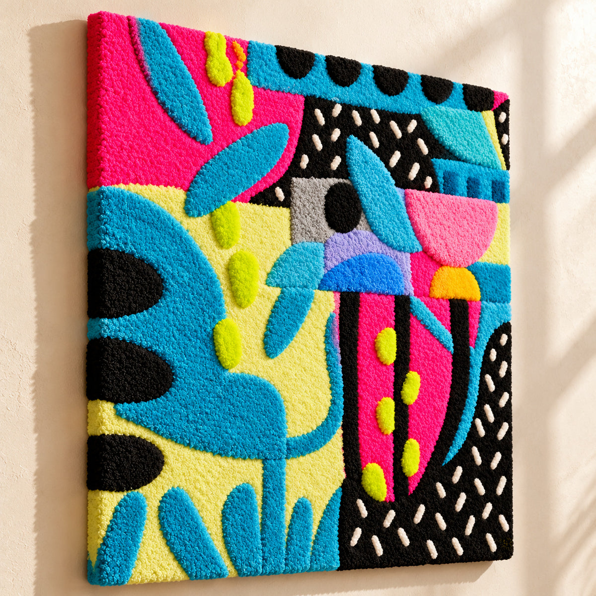 Tropical Rhythm by Norma Chung — angled relief view