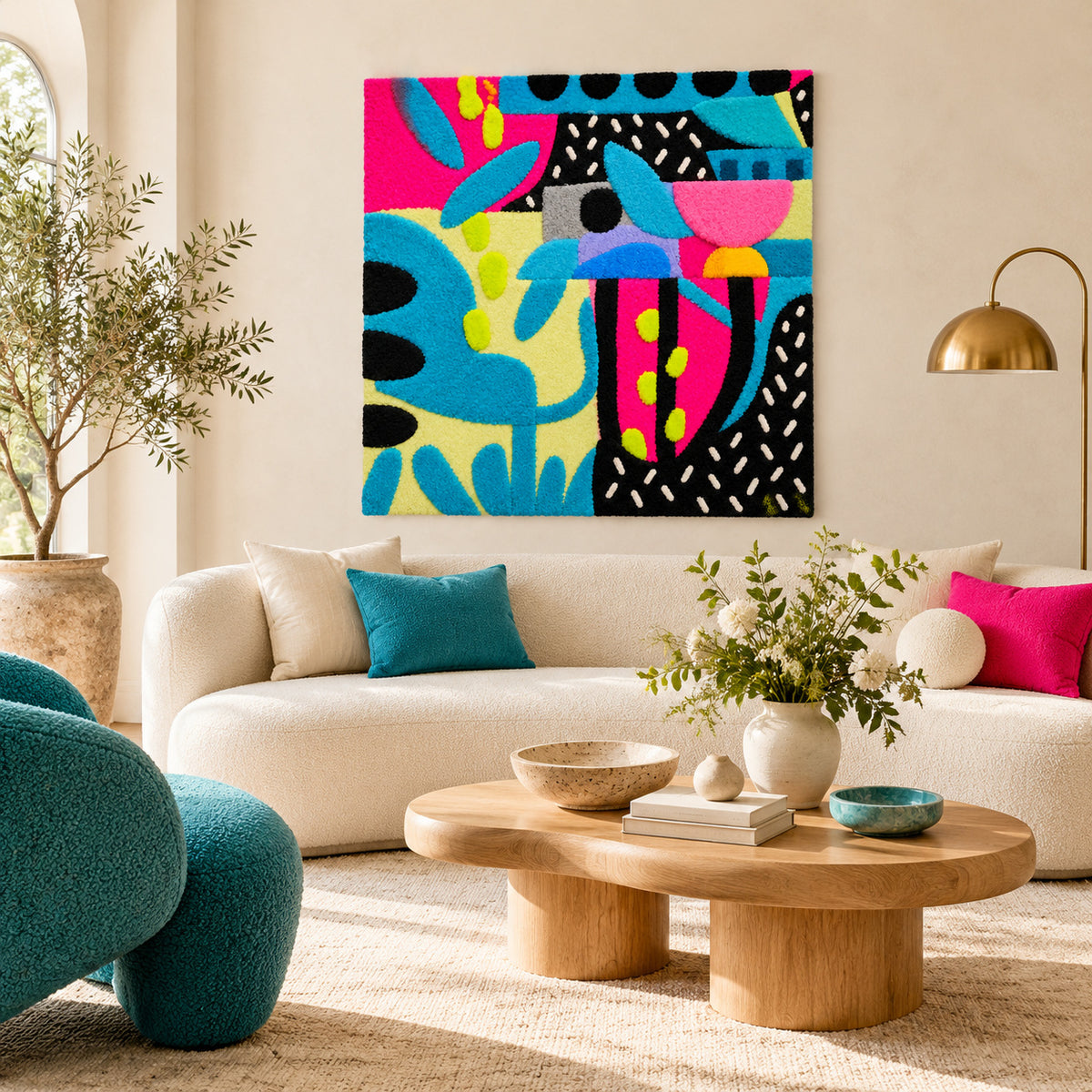 Tropical Rhythm by Norma Chung — room setting [room-front]