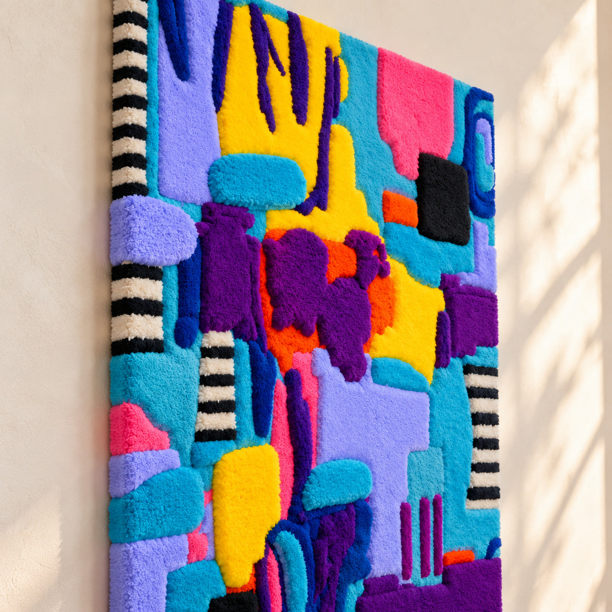Violet Color Collision by Norma Chung — angled relief view