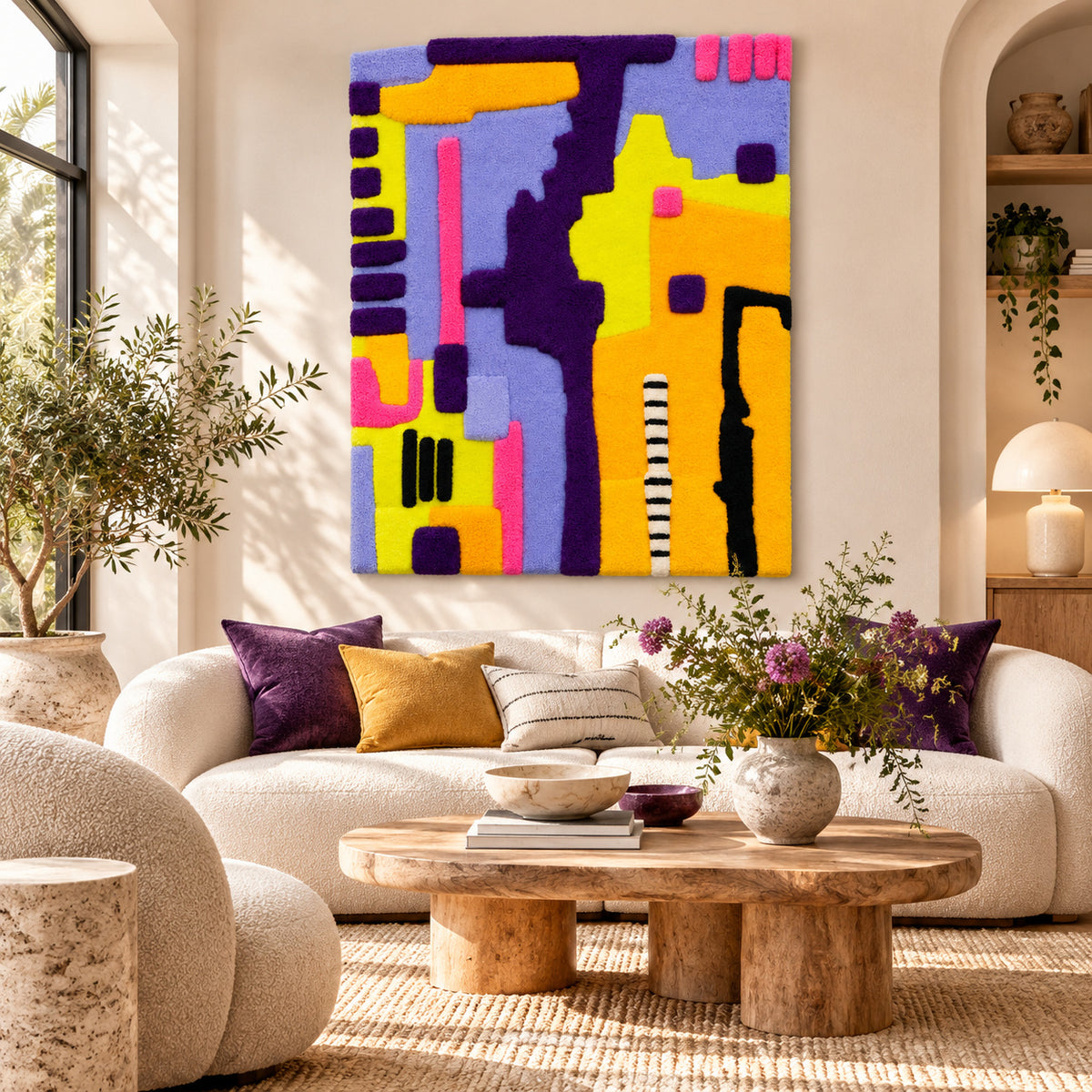 Violet Voltage by Norma Chung — room setting [room-front]