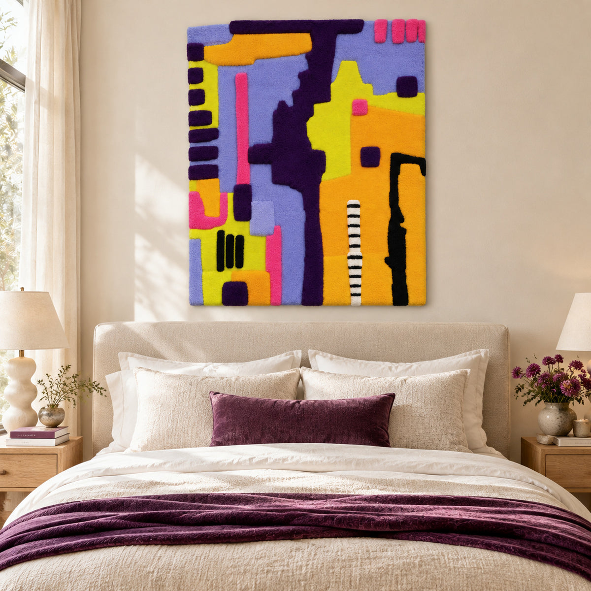 Violet Voltage by Norma Chung — room setting