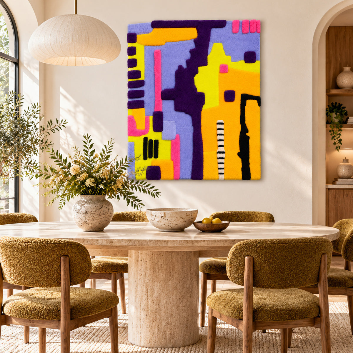 Violet Voltage by Norma Chung — room setting