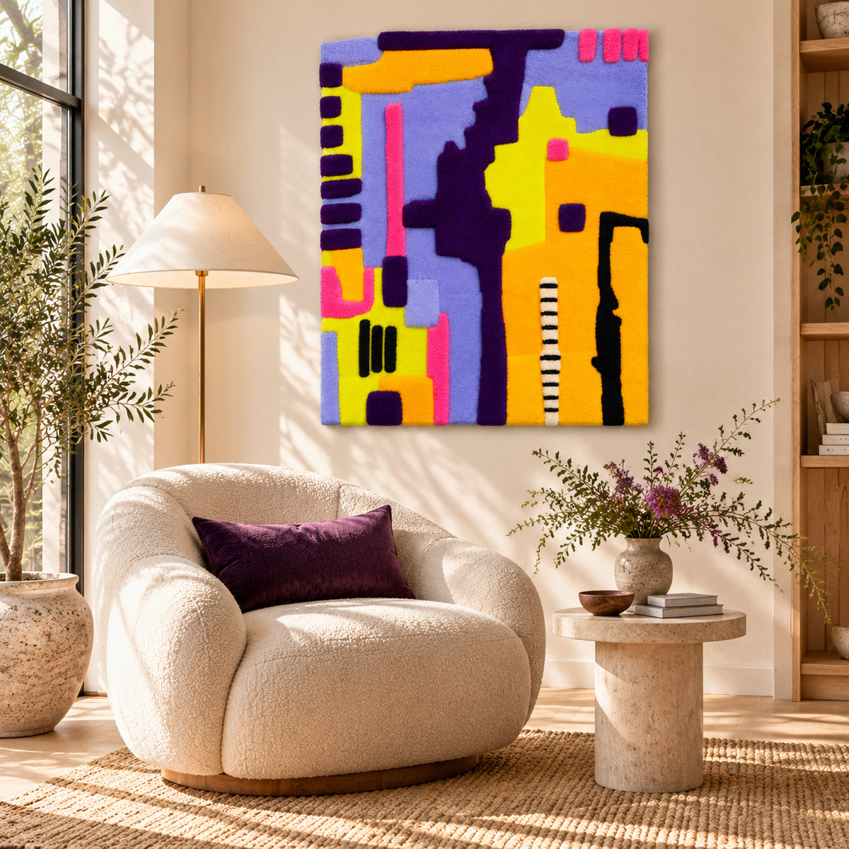 Violet Voltage by Norma Chung — room setting
