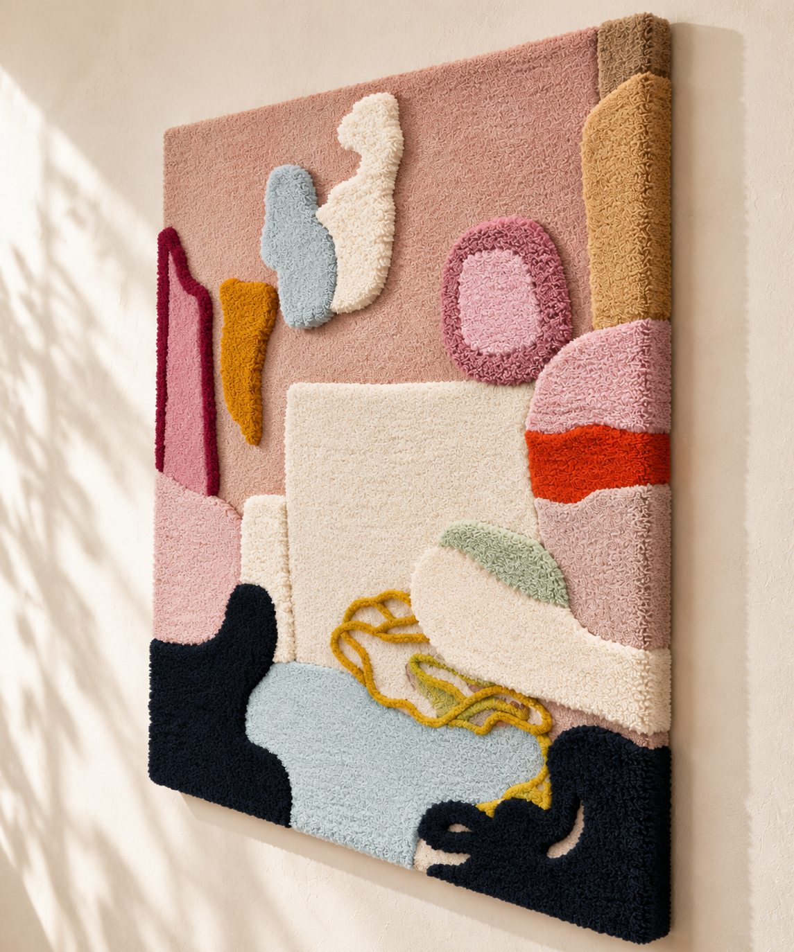 Objects in a Rose Room — angled relief view
