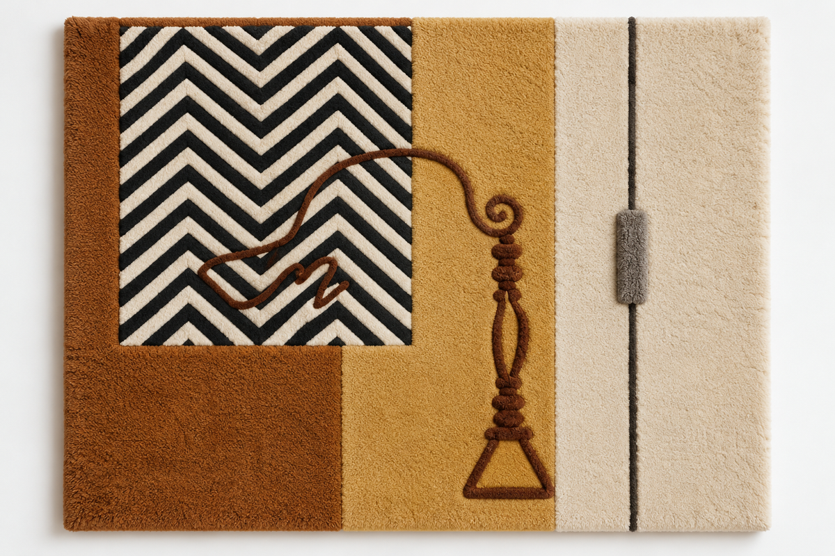 Ochre Chevron Study by Hewn Earth Studio — additional product view