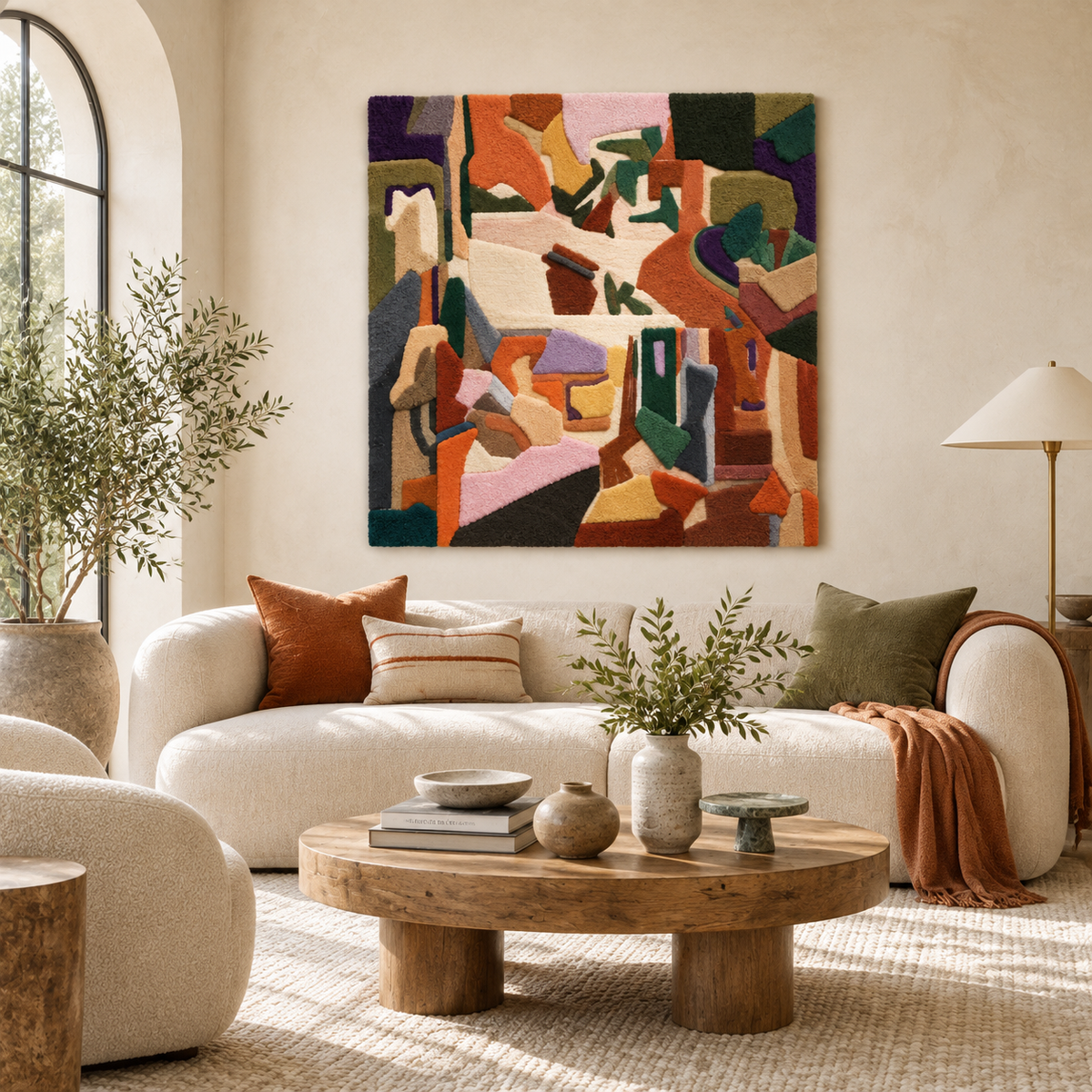 Ochre City Fragments — front-facing room scene