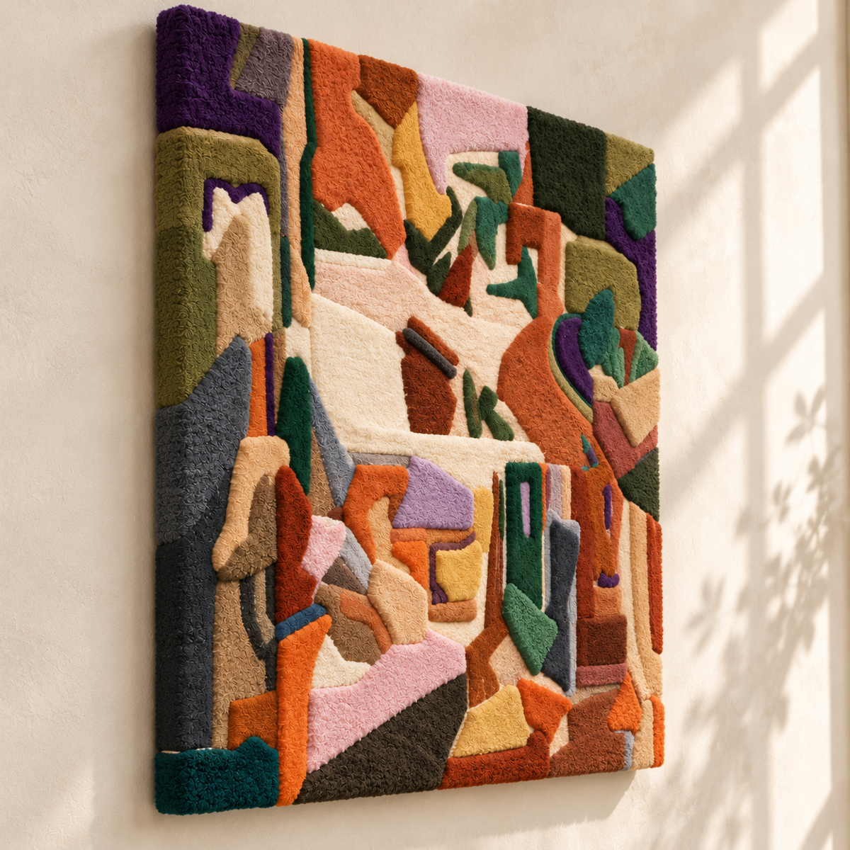 Ochre City Fragments — angled relief view