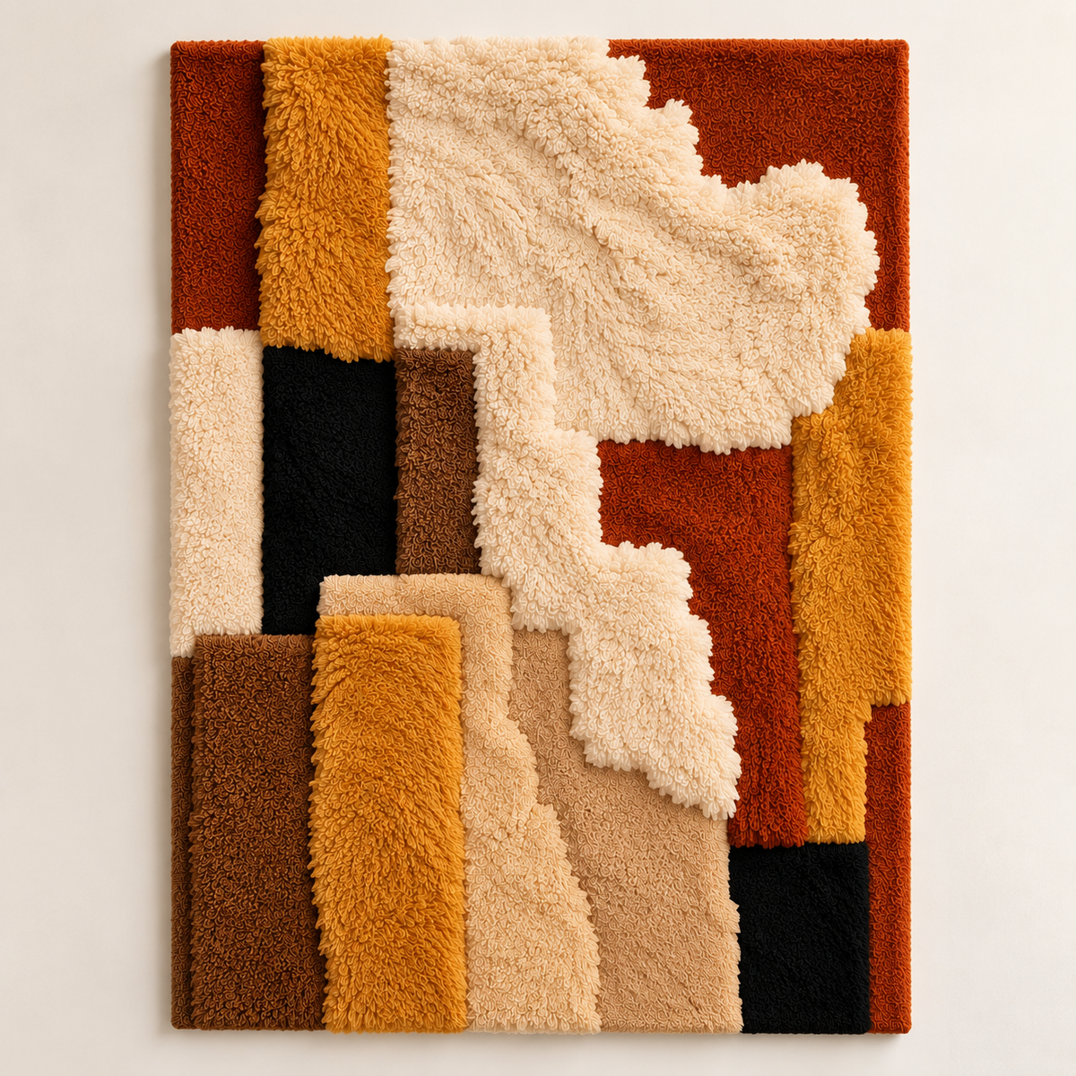 Ochre Cloud Relief by Hewn Earth Studio — front product view [product-light]