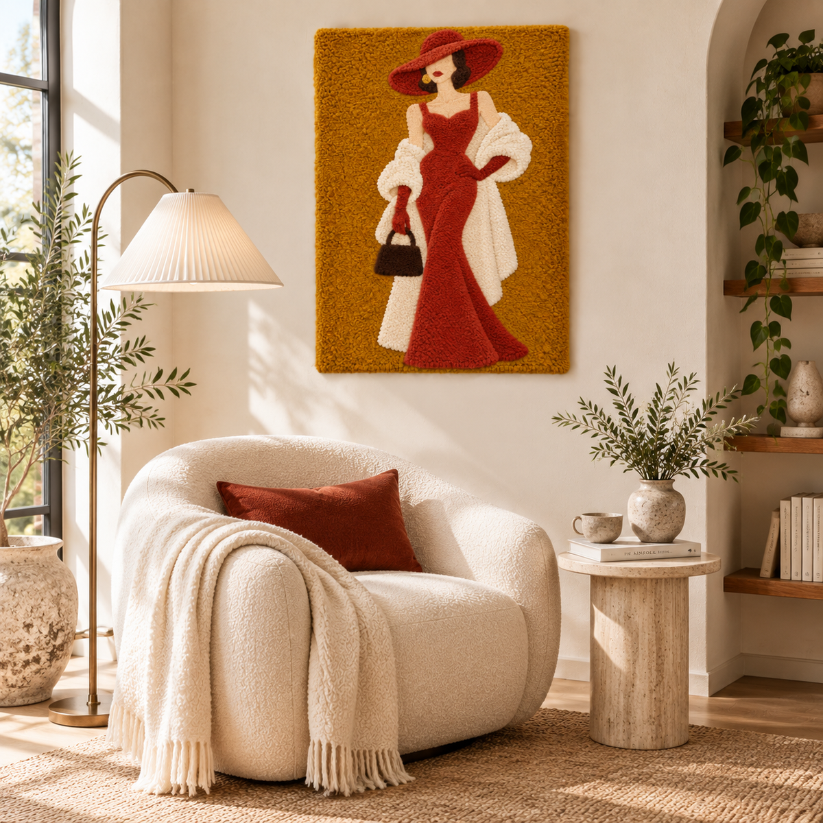 Ochre Evening Muse — room setting 2
