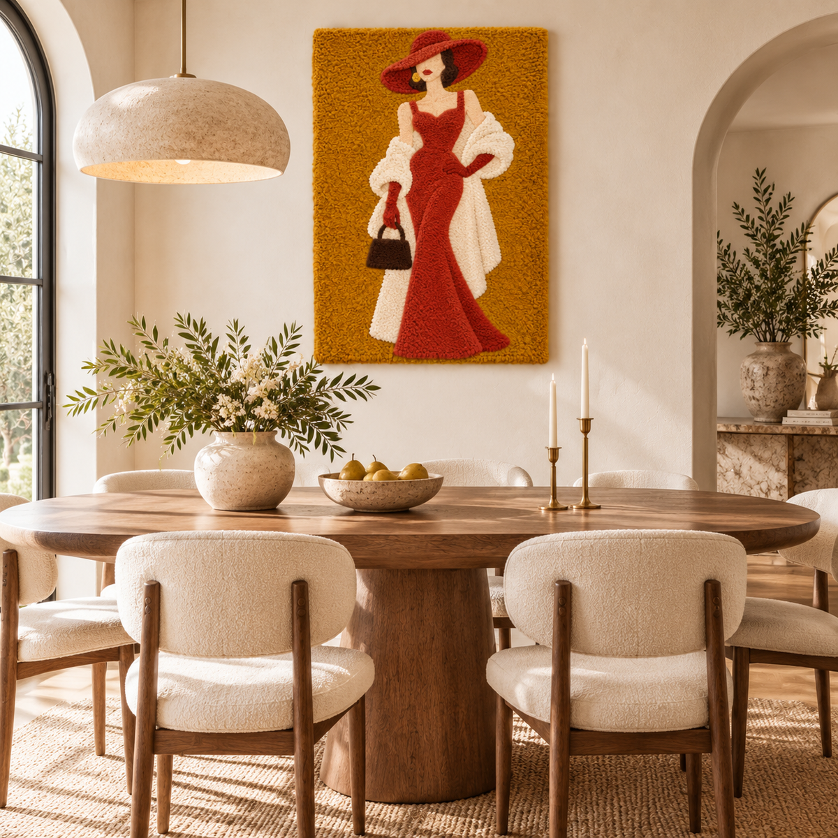 Ochre Evening Muse — room setting 3
