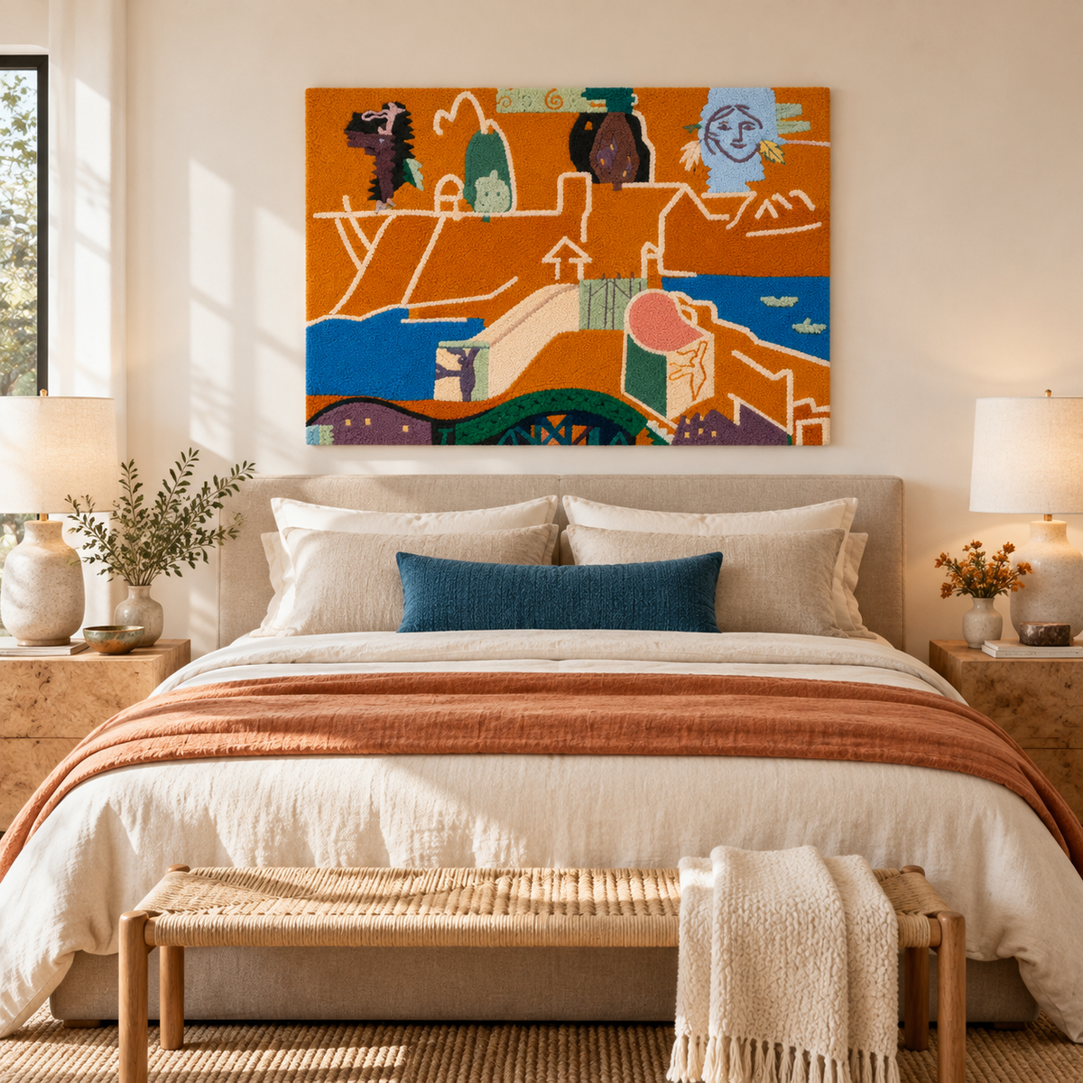 Ochre River Reverie — room setting 3