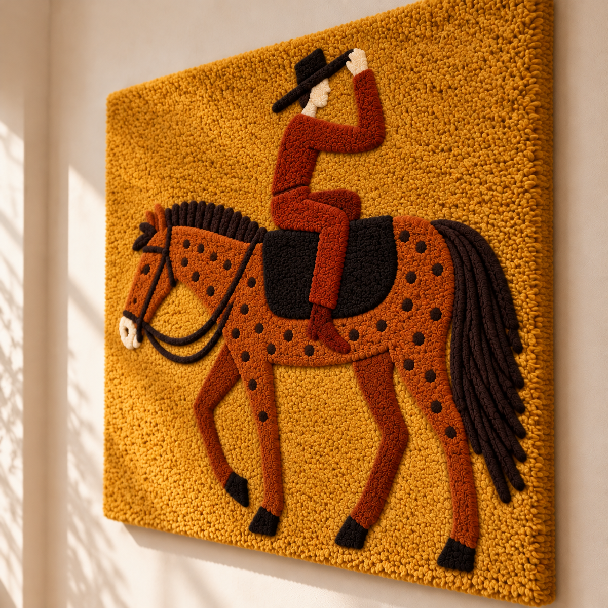Ochre Trail Salute by Hewn Earth Studio — angled relief view