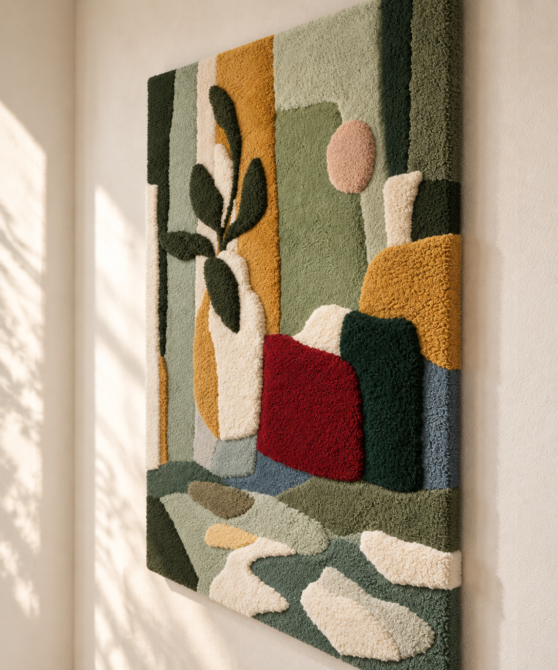 Olive Branch Studio — angled relief view
