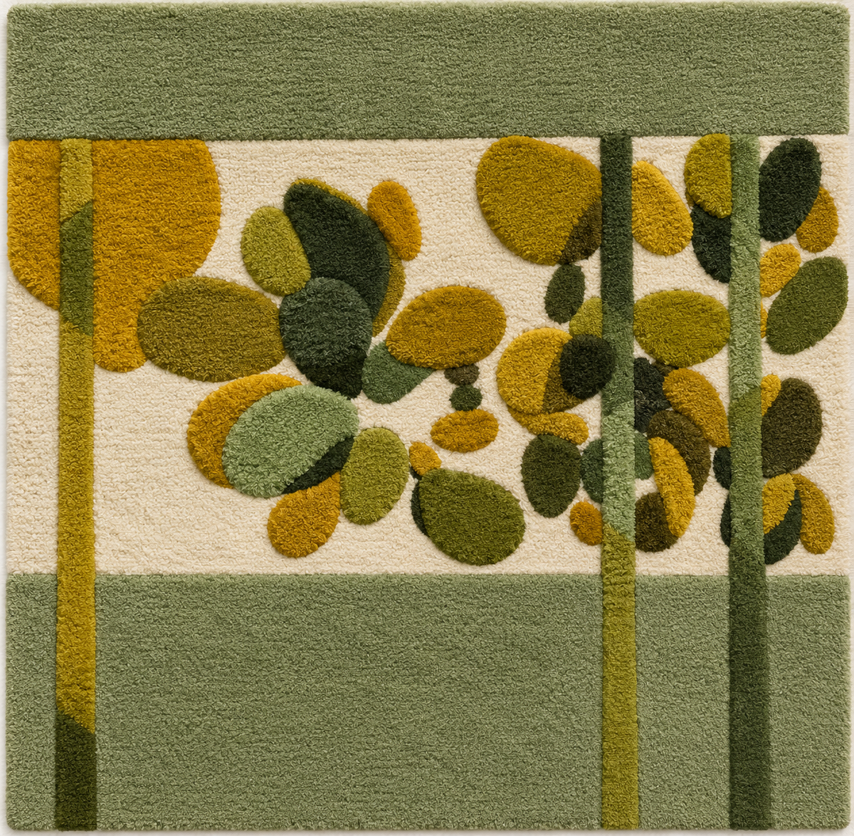 Olive Floating Leaves by Hewn Earth Studio — additional product view