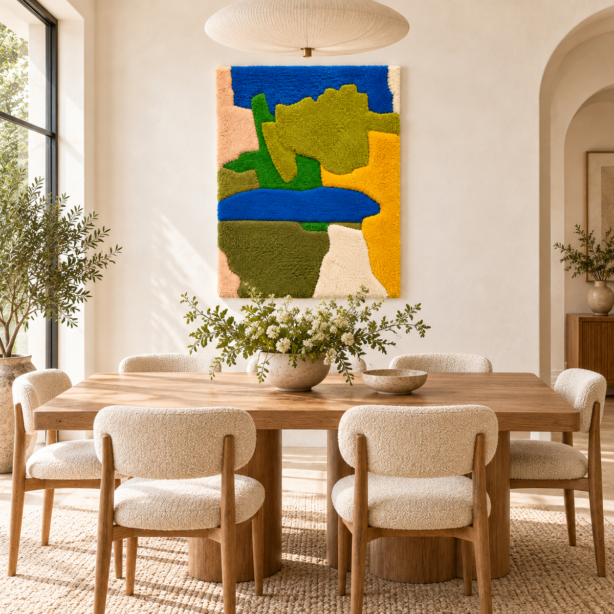 Olive Forms in Sunlight — room setting 1