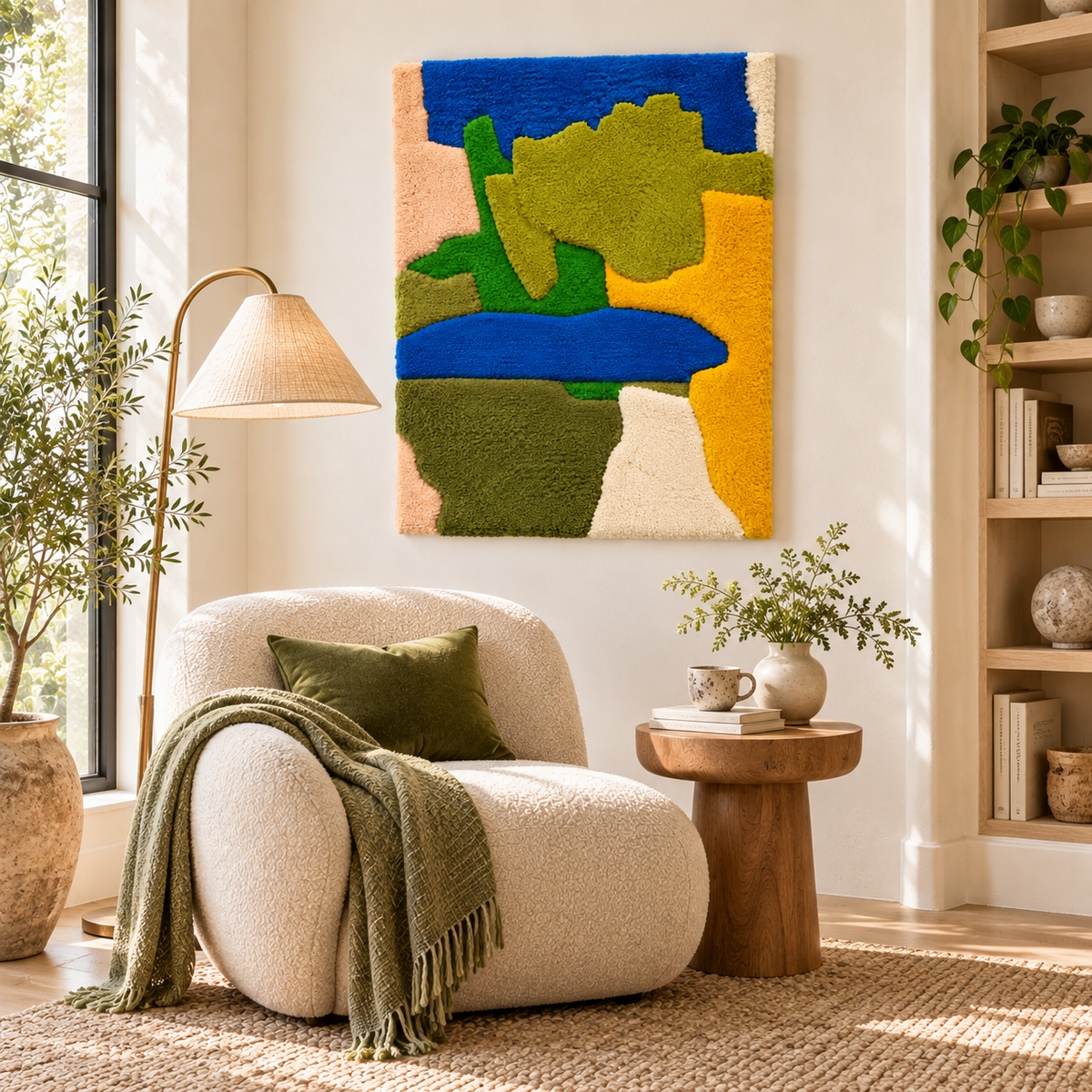 Olive Forms in Sunlight — room setting 2