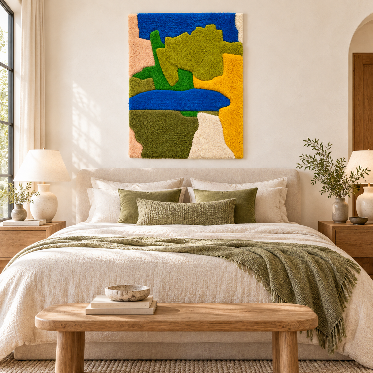 Olive Forms in Sunlight — room setting 3