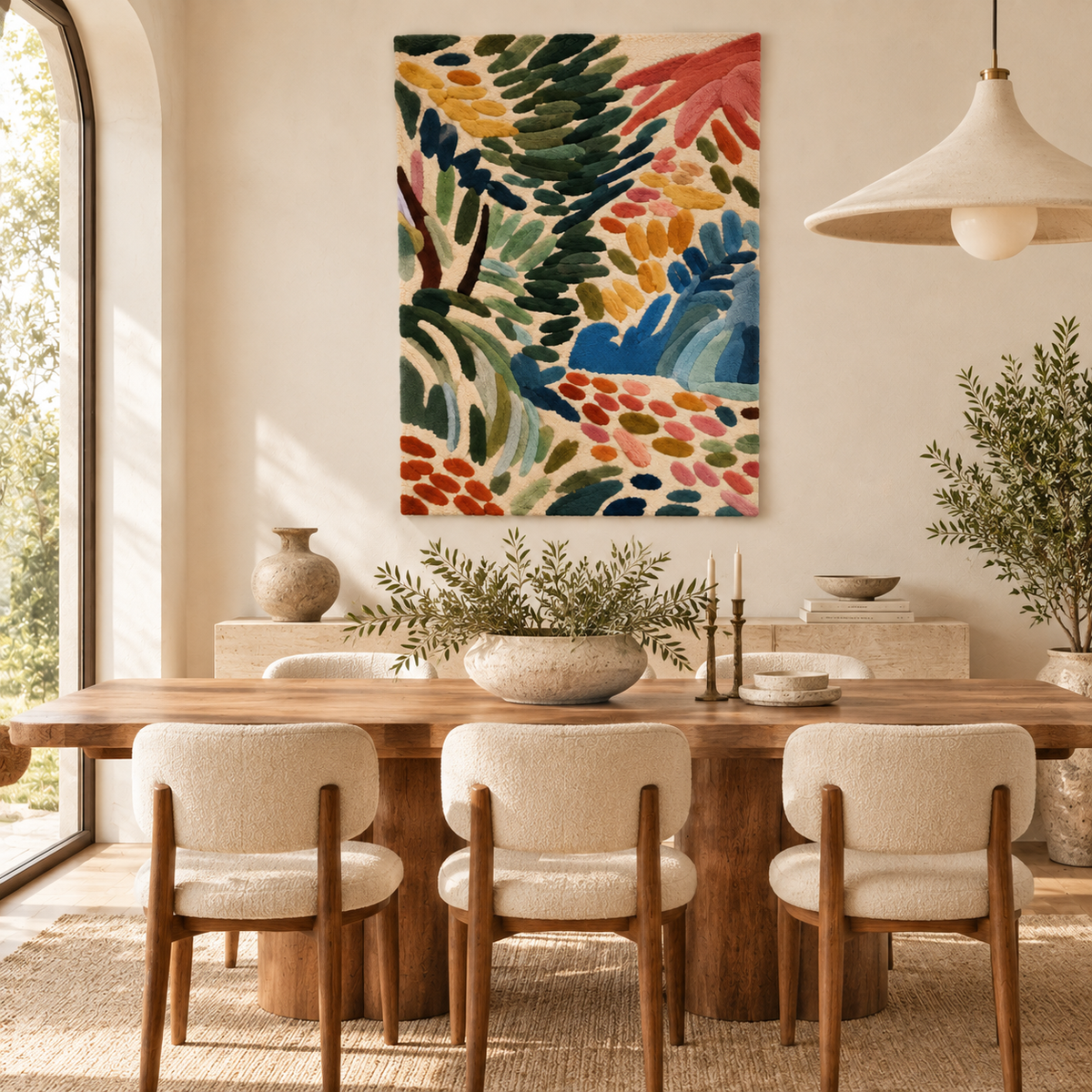 Olive Frond Mosaic — room setting 1
