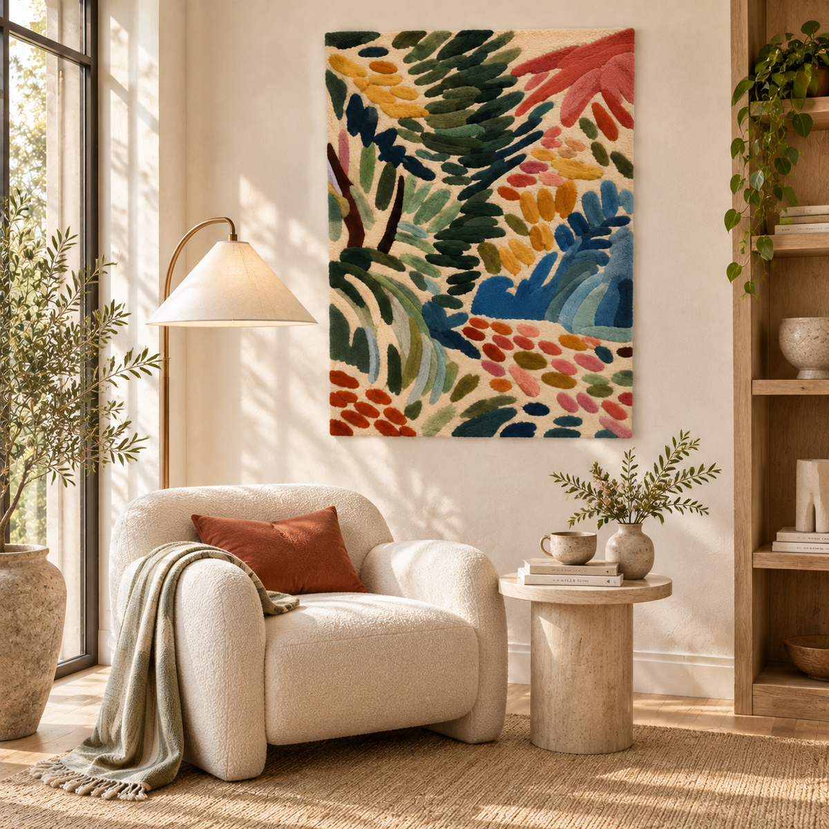 Olive Frond Mosaic — room setting 3