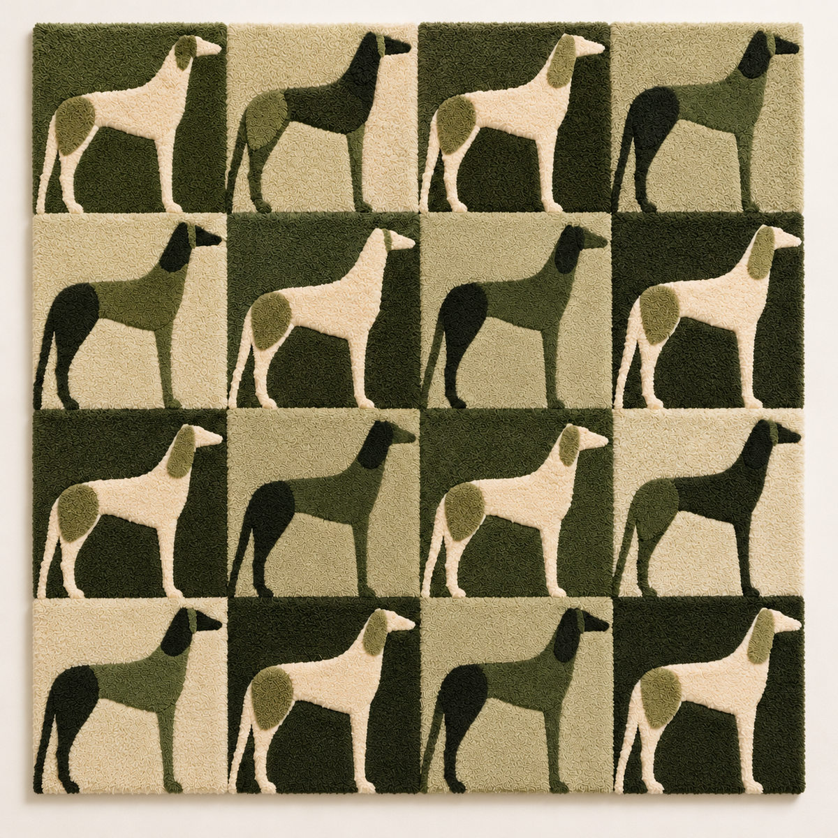 Olive Greyhound Parade by Hewn Earth Studio — front product view [product-light]