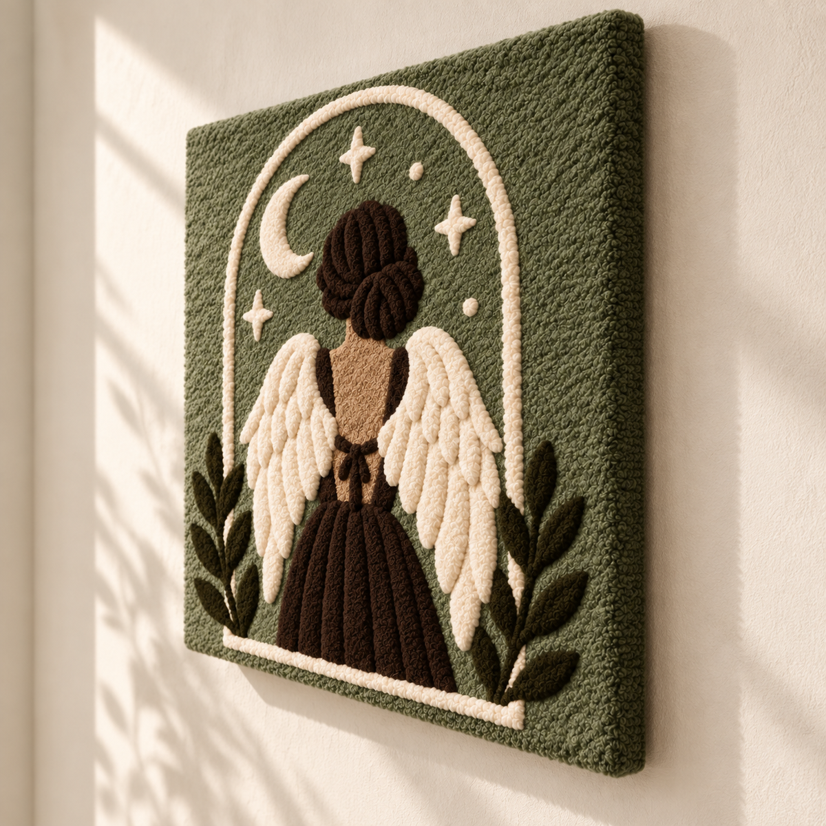 Olive Grove Guardian — angled relief view