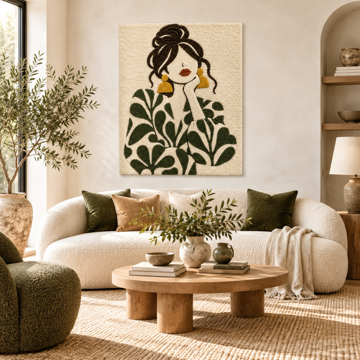 Olive Leaf Daydream — front-facing room scene [room-front]