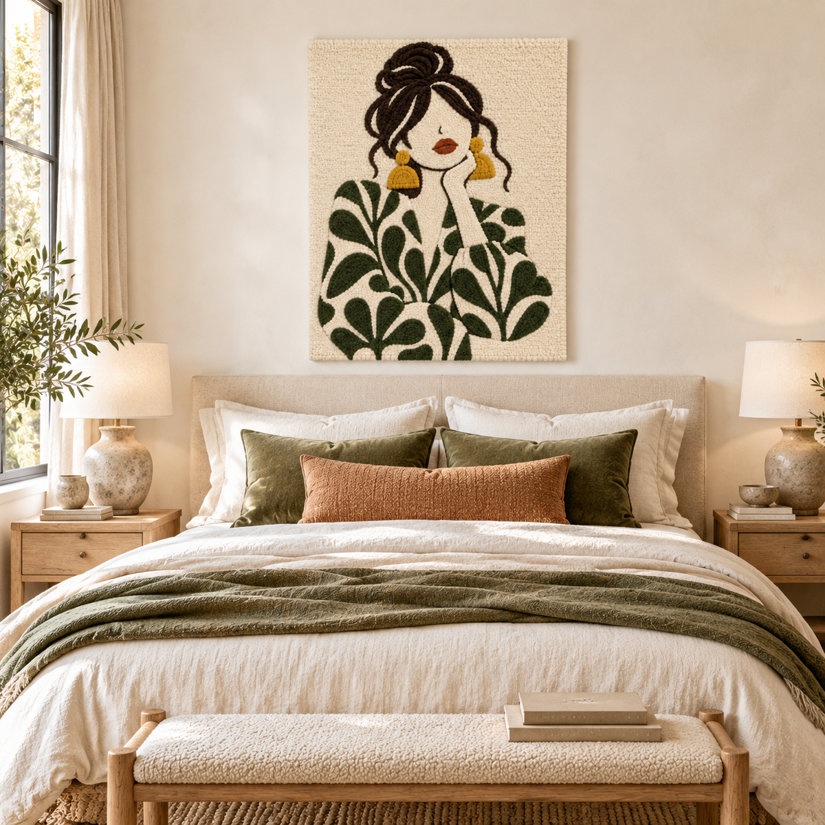 Olive Leaf Daydream — room setting 1