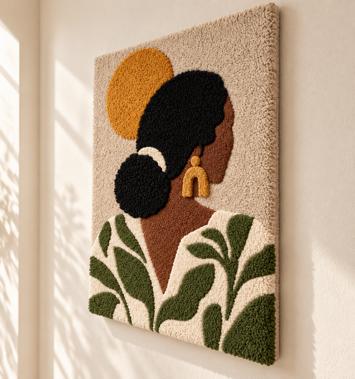 Olive Muse at Sundown — angled relief view