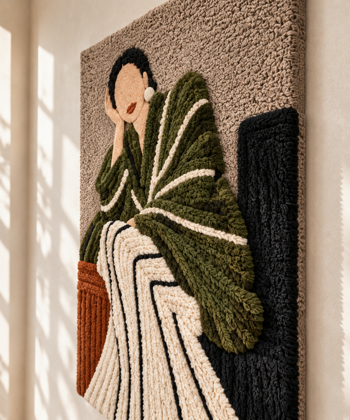 Olive Reverie — angled relief view