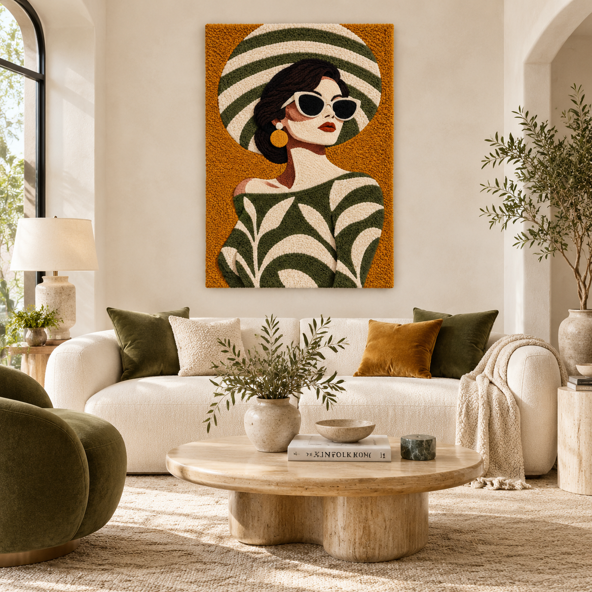 Olive Riviera Muse — front-facing room scene [room-front]