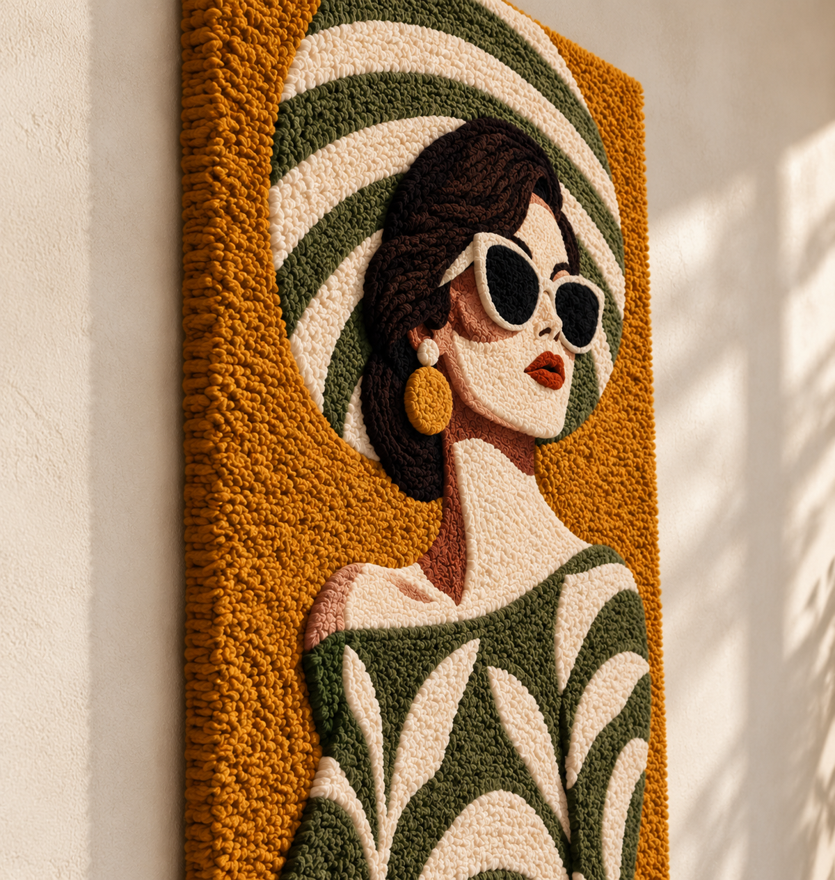 Olive Riviera Muse — angled relief view