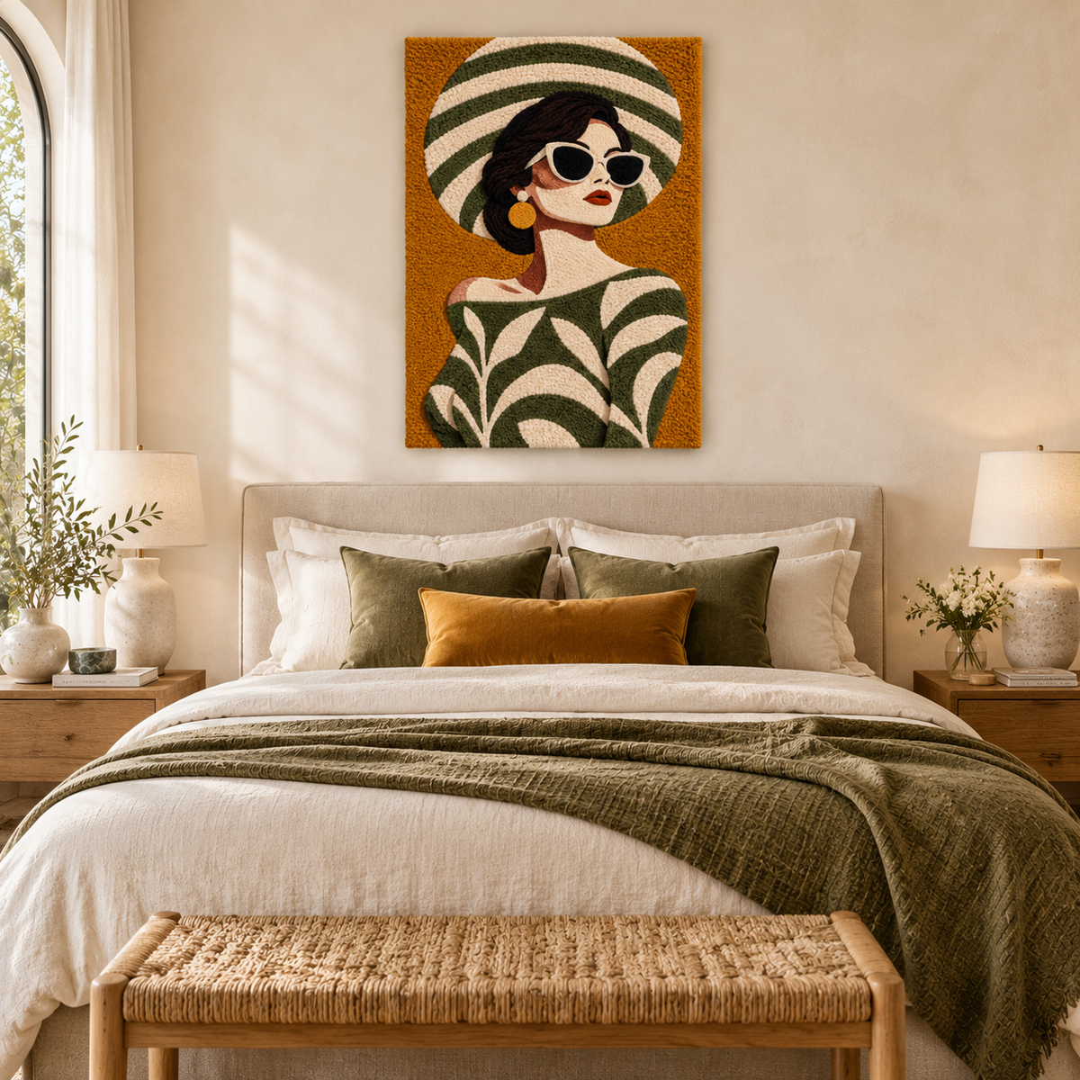 Olive Riviera Muse — room setting 1