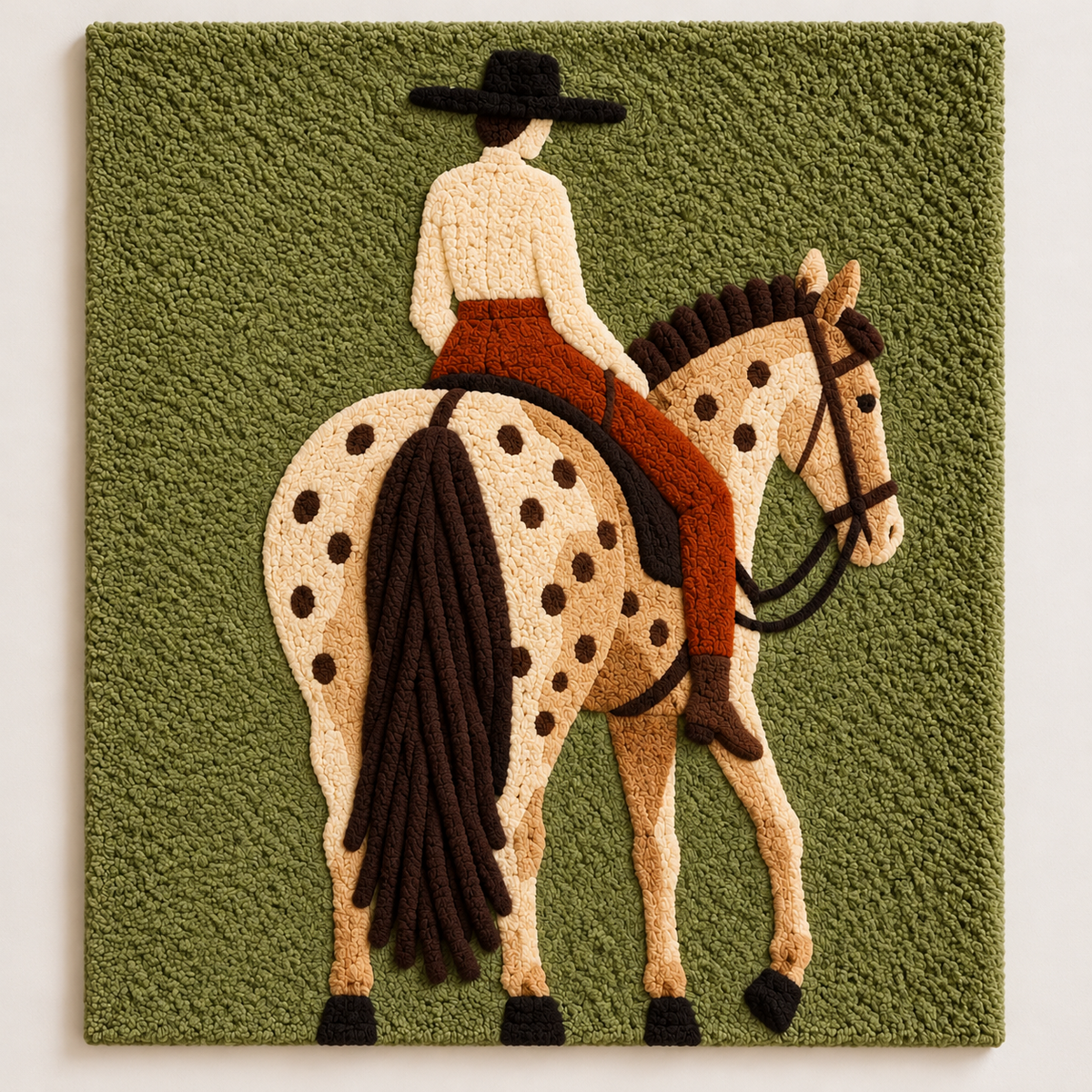 Olive Spotted Horse by Hewn Earth Studio — front product view [product-light]