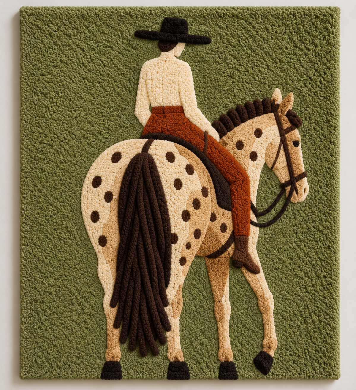 Olive Spotted Horse by Hewn Earth Studio — additional product view