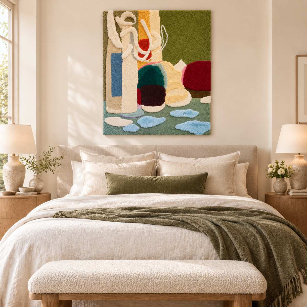 Olive Studio Vessels — room setting 1