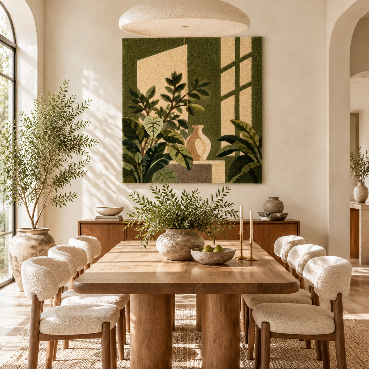 Olive Window Stillness by Hewn Earth Studio — room setting